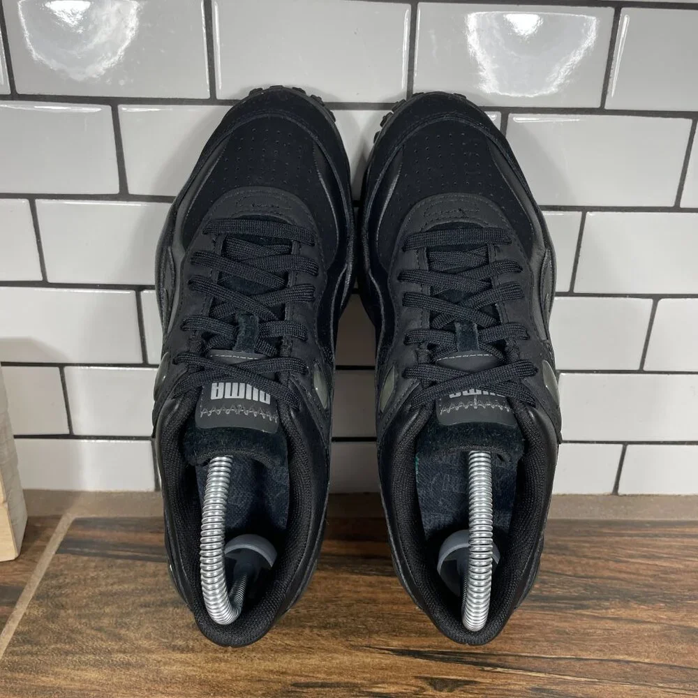 Puma Street Rider S Militia Jr Youth Boys Size 5C Shoes Black Athletic Sneakers